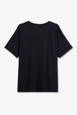 Sale T-hirt anche Courte Beu arine Uni Femme T-Shirts