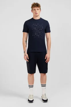 Sale T-hirt anche Courte Beu arine Iprie Homme T-Shirts