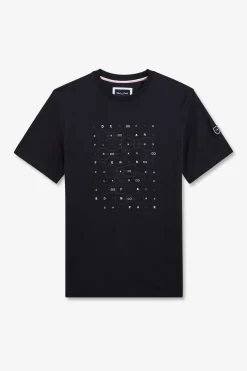 Sale T-hirt anche Courte Beu arine Iprie Homme T-Shirts