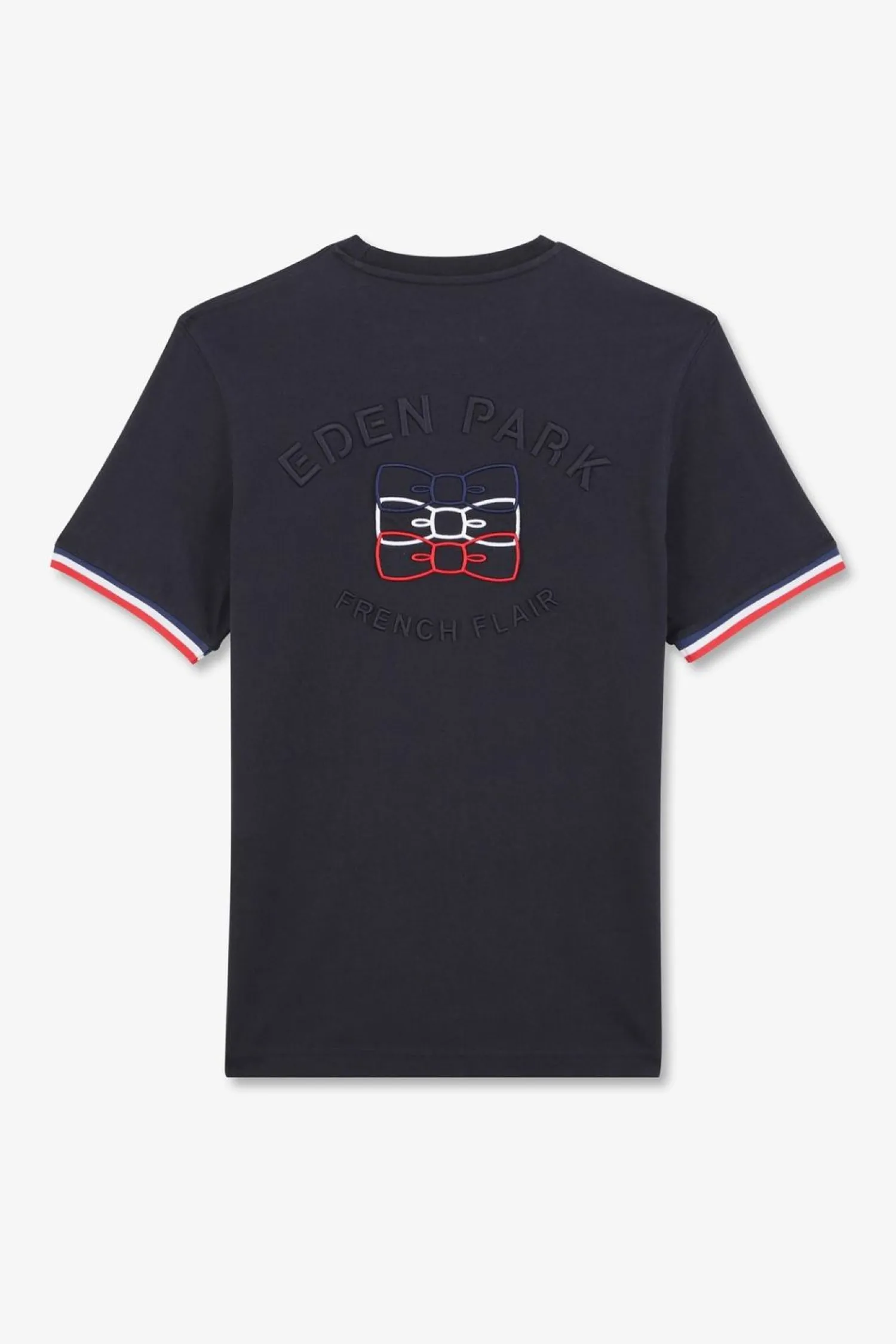 New T-hirt anche Courte Beu arine Avec ogo Reiefe Homme T-Shirts