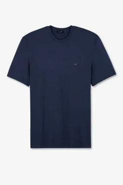 New T-hirt anche Courte Beu Uni Homme T-Shirts
