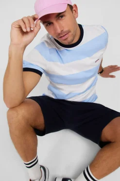 Clearance T-hirt anche Courte Cerce Cie Et Banc En Coton Homme T-Shirts