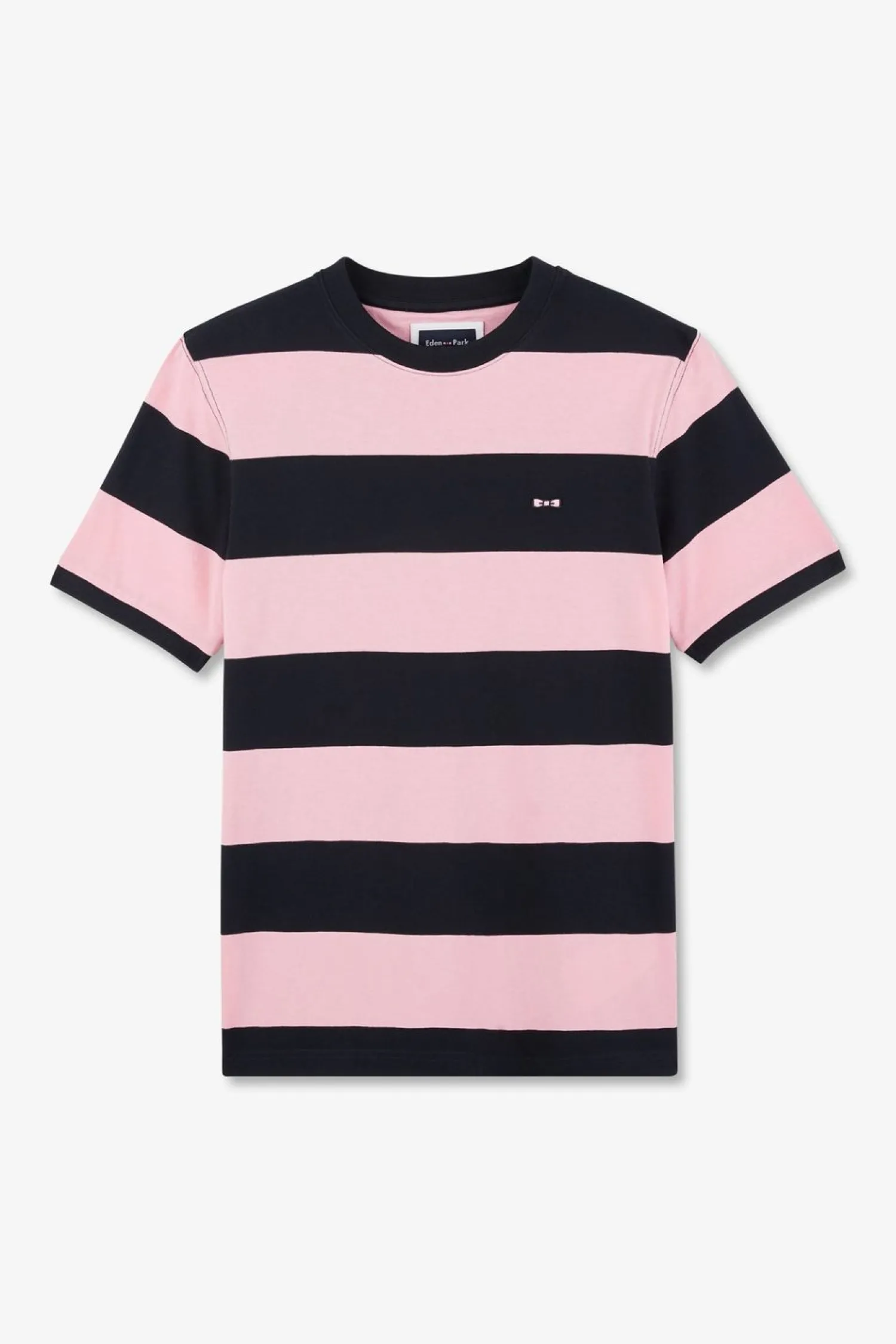 Clearance T-hirt anche Courte Cerce arine Et Roe En Coton Homme T-Shirts