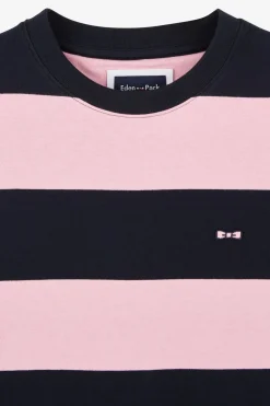 Clearance T-hirt anche Courte Cerce arine Et Roe En Coton Homme T-Shirts