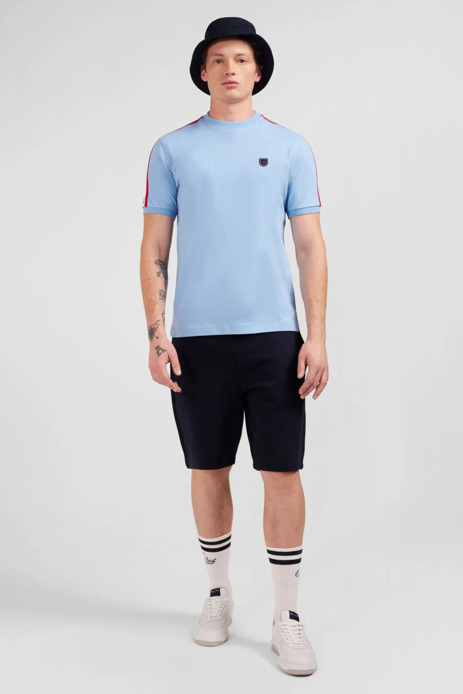 Clearance T-hirt anche Courte Cie En Coton Gaon Epaue Tricoore Homme T-Shirts