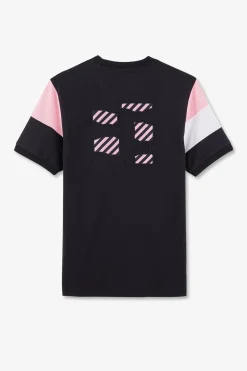 Discount T-hirt anche Courte arine En Coton Ebee Noeud Papion Homme T-Shirts