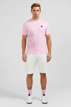 New T-hirt anche Courte Roe En Coton erigraphie Homme T-Shirts