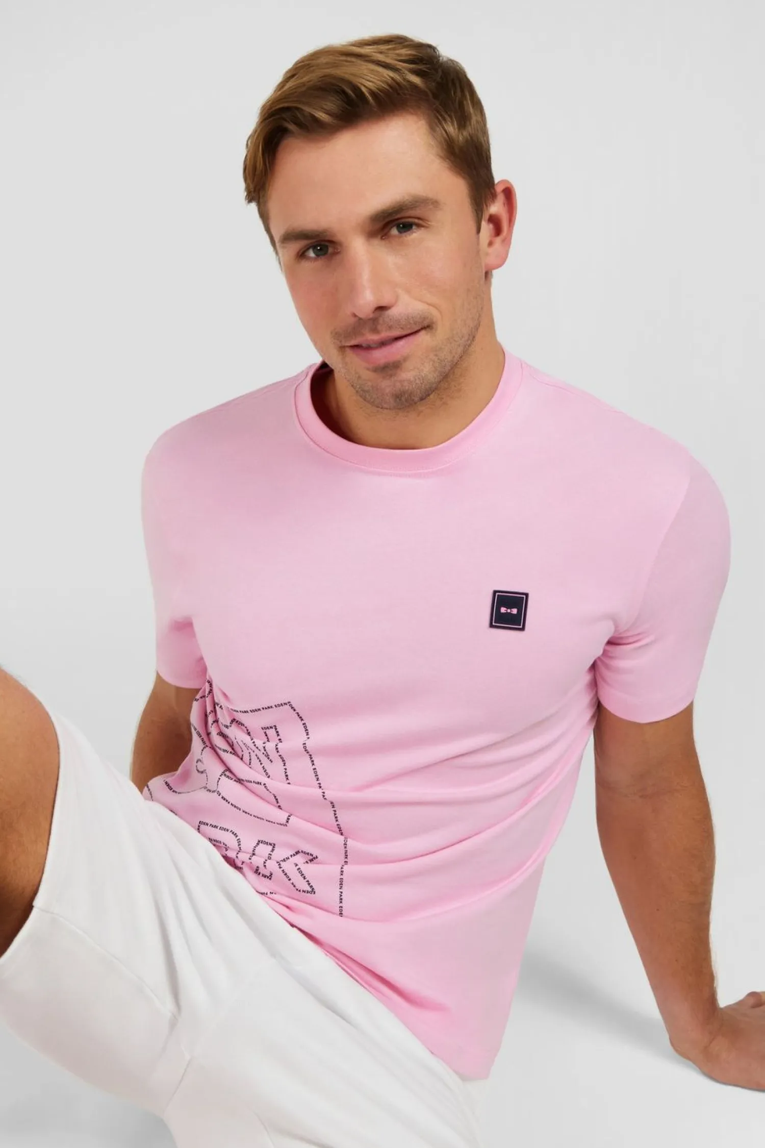 New T-hirt anche Courte Roe En Coton erigraphie Homme T-Shirts