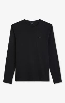 Discount T-hirt Noir Co Rond A anche ongue Homme T-Shirts