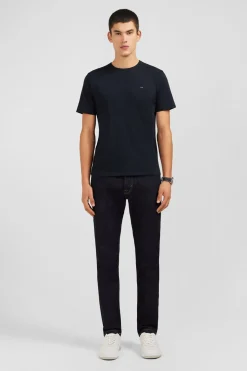 Outlet T-hirt Noir Co Rond A anche Courte Homme T-Shirts