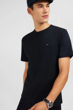 Outlet T-hirt Noir Co Rond A anche Courte Homme T-Shirts
