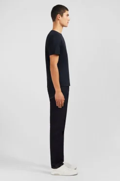 Outlet T-hirt Noir Co Rond A anche Courte Homme T-Shirts