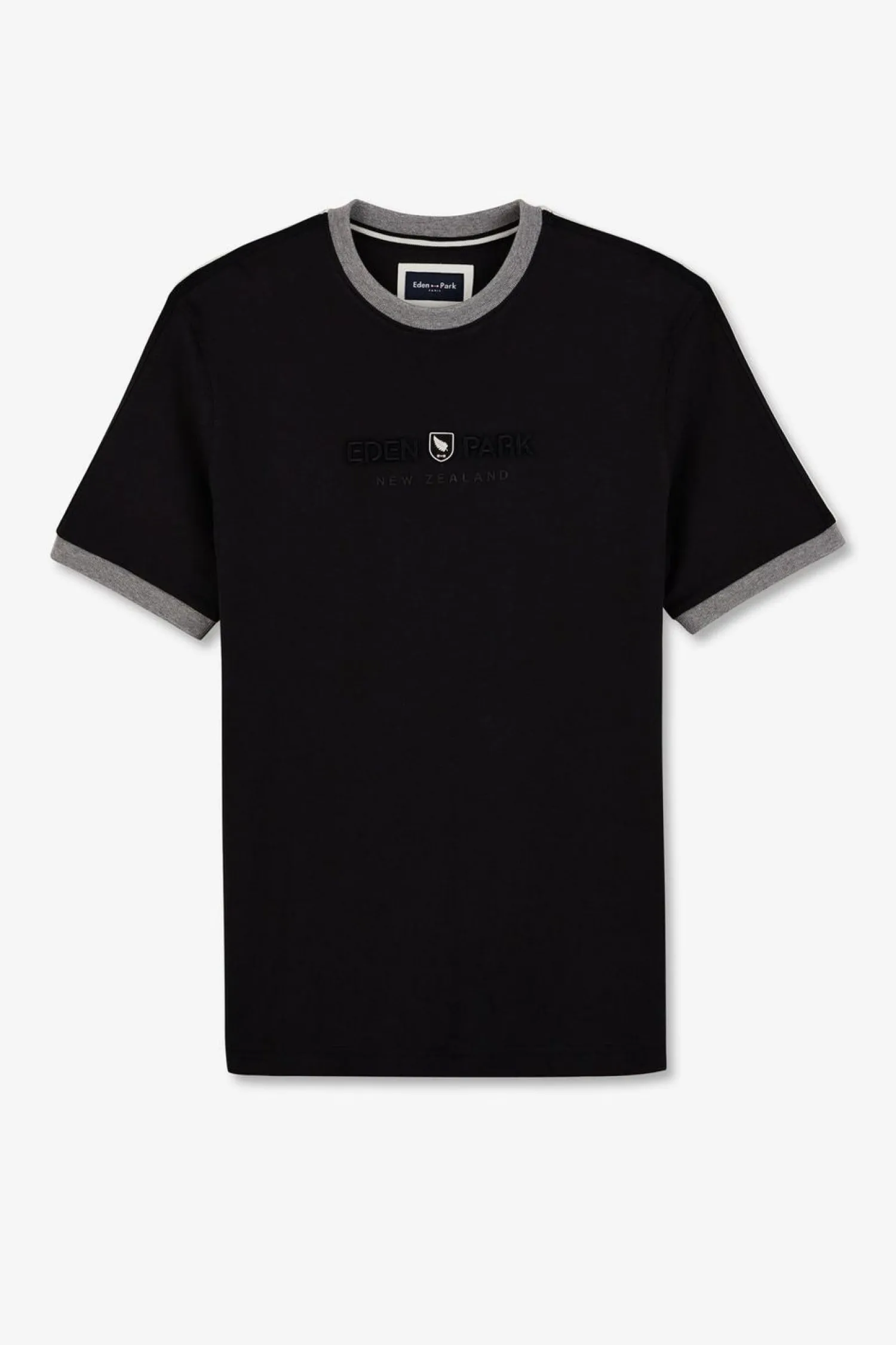 Sale T-hirt Noir Incription New Zeaand Homme T-Shirts