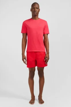 T-hirt Rouge A anche Courte Homme T-Shirts