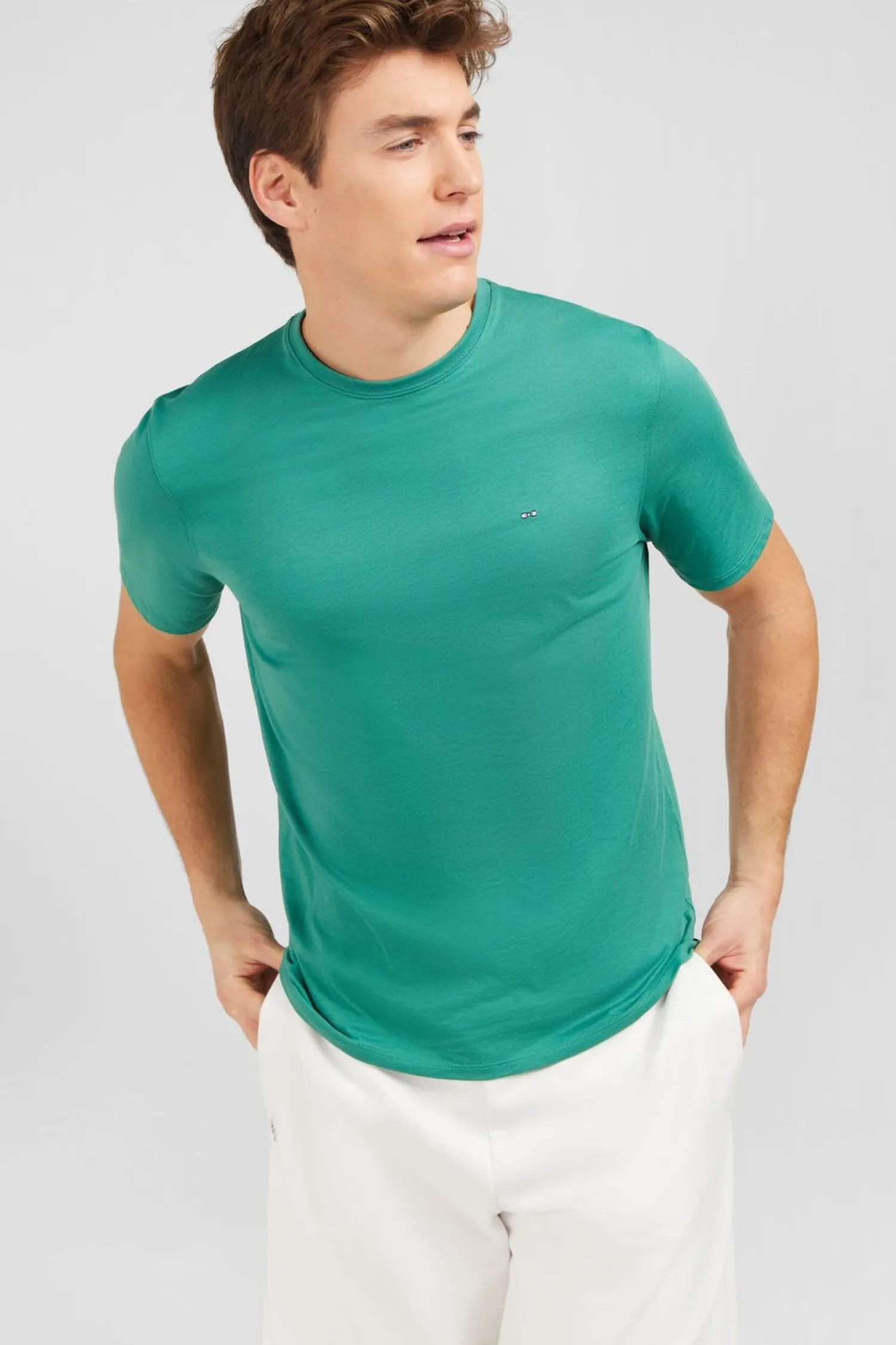 Discount T-hirt Vert A anche Courte Homme T-Shirts