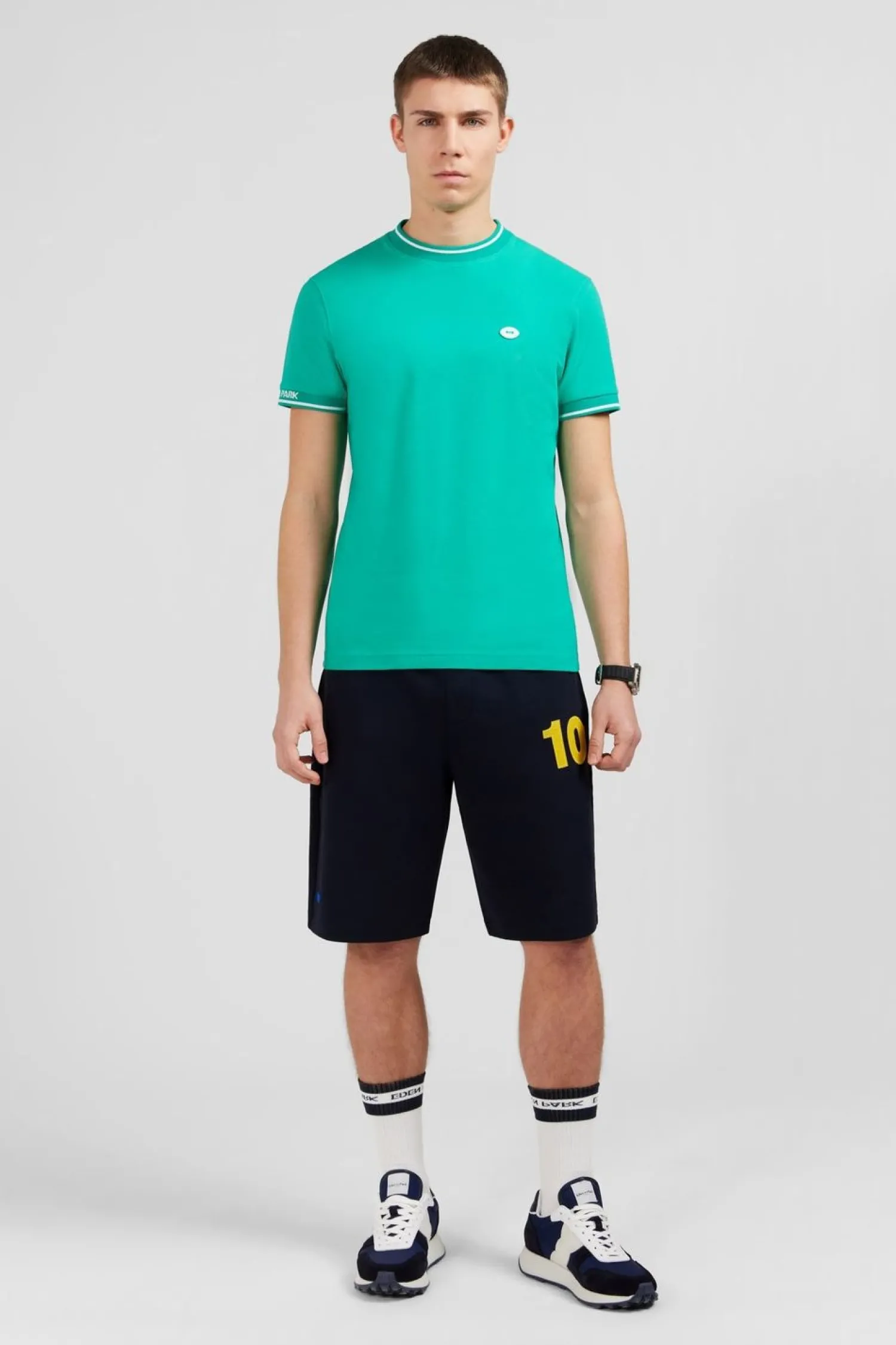 Discount T-hirt Vert A anche Courte Homme T-Shirts